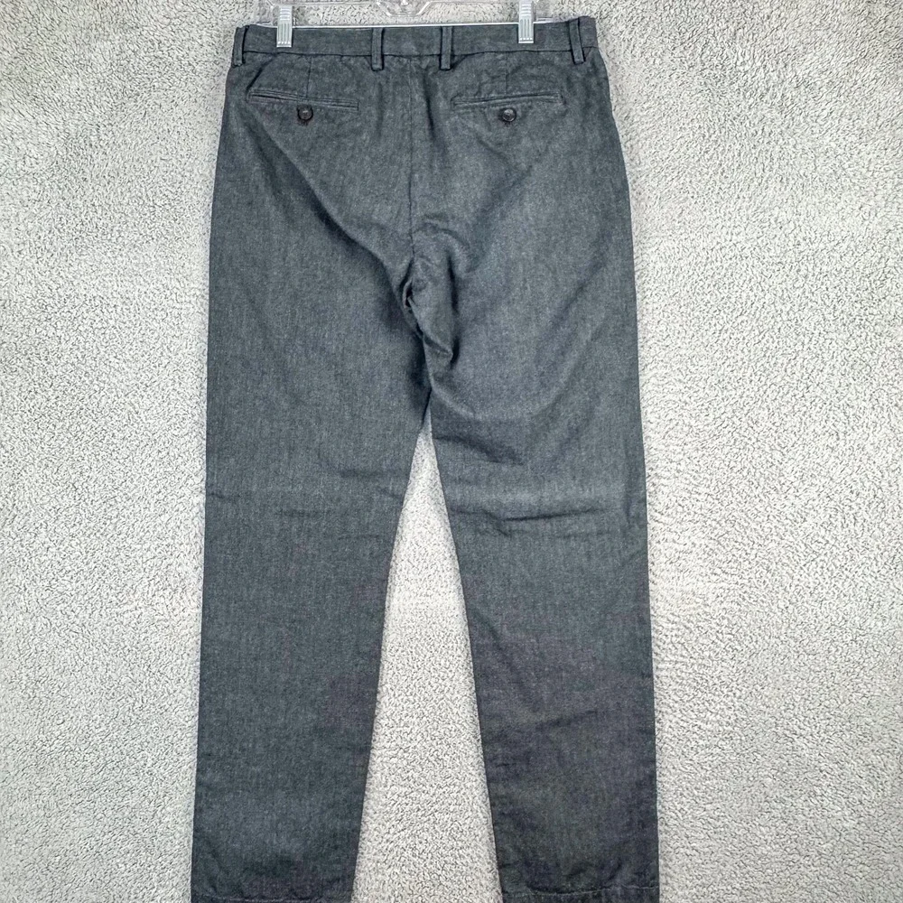 Banana Republic Kentfield Pants Mens 33 Gray‎ Chino Casual Flat Front 33x32